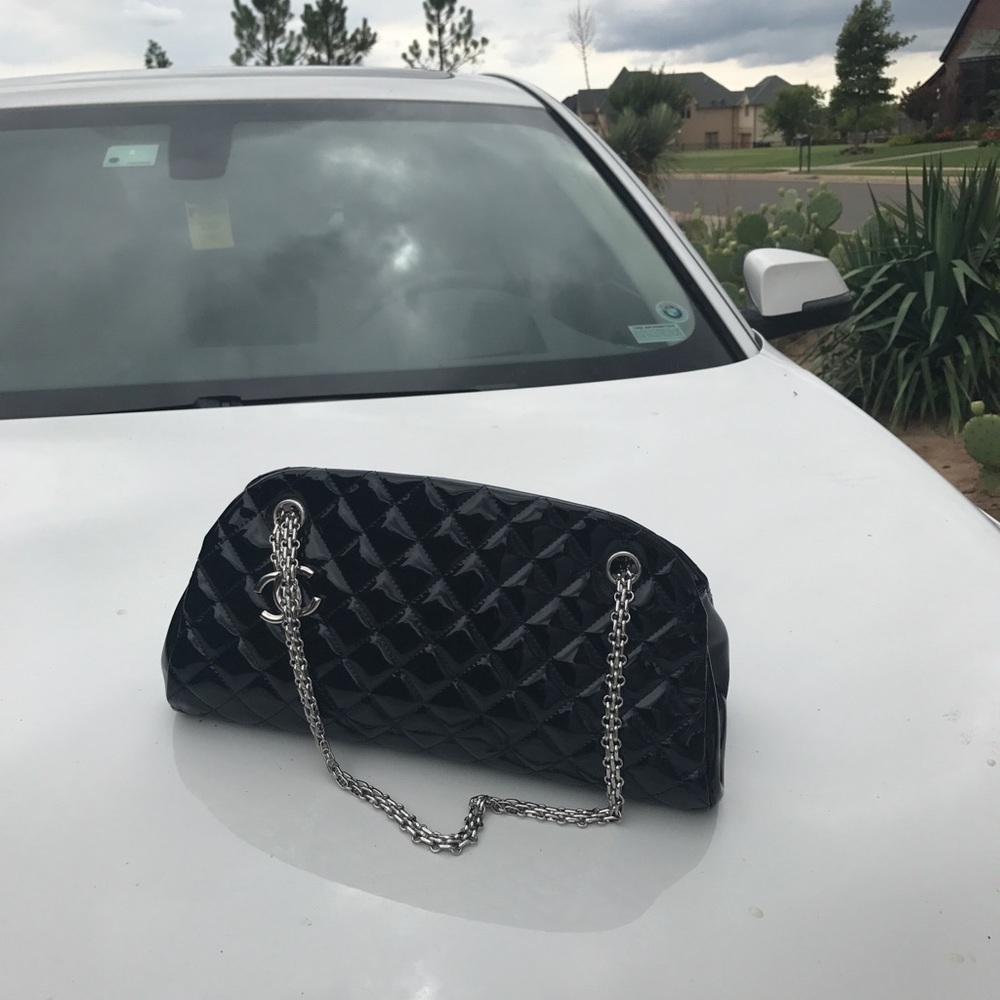 Authentic Chanel Mademoiselle  Medium Bowling Bag